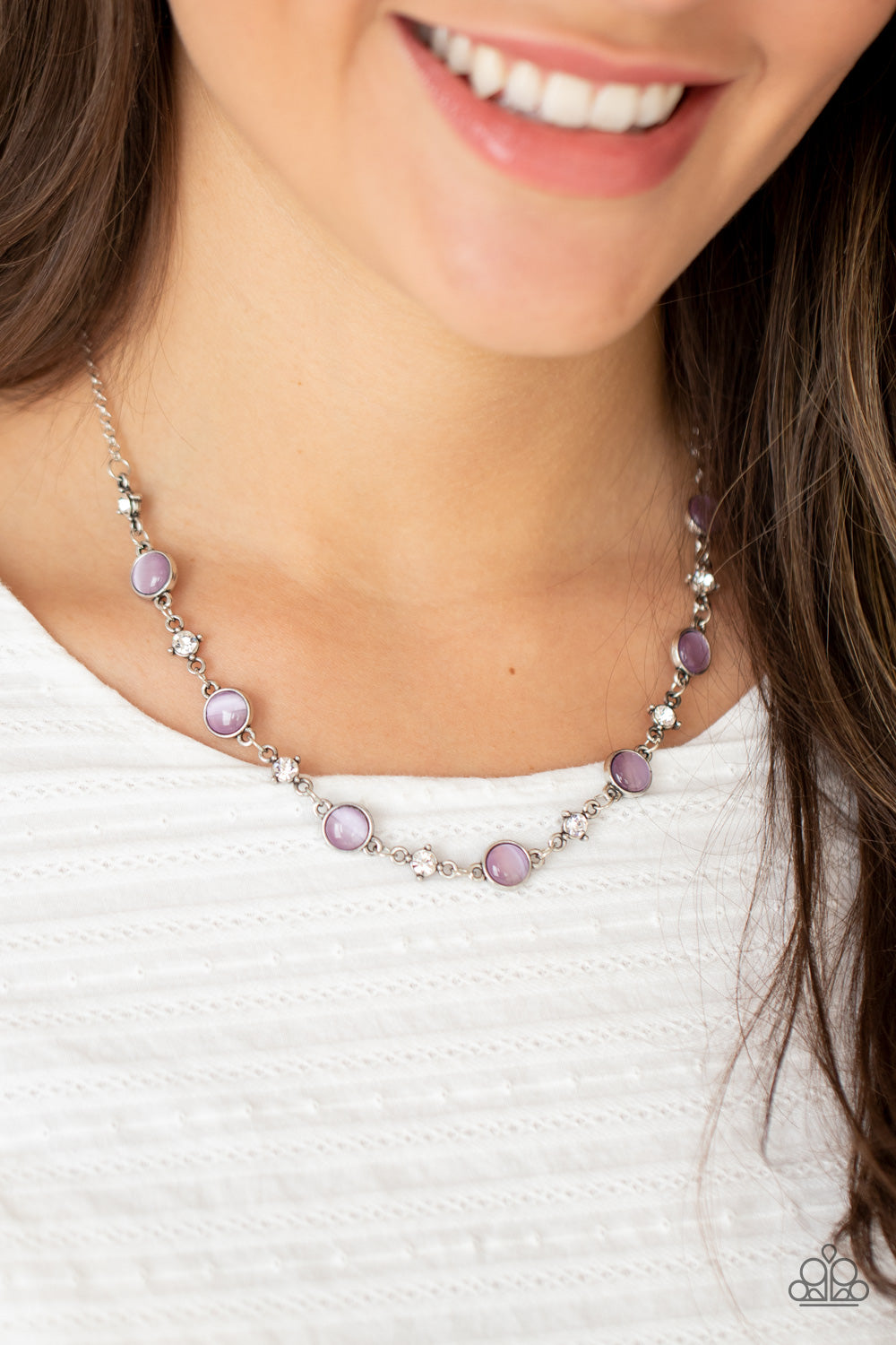 Paparazzi Necklace - Inner Illumination - Purple