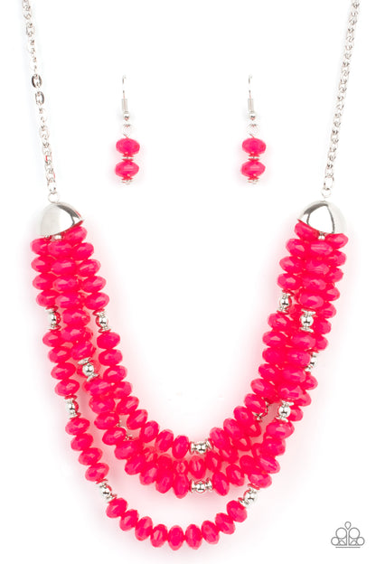 Paparazzi Necklace - Best POSH-ible Taste - Pink