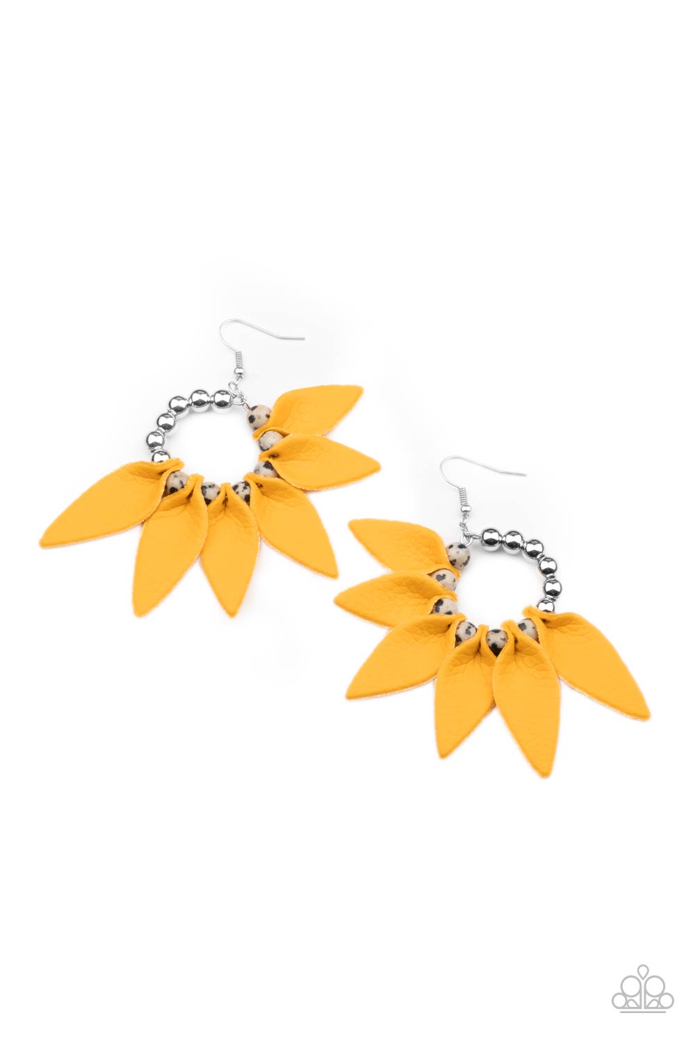 Paparazzi Earrings - Flower Child Fever - Yellow