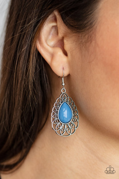 Paparazzi Earrings - Dream STAYCATION - Blue