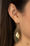 Paparazzi Earrings - Who Is The FIERCEST Of Them All - Brass