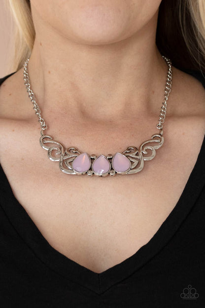 Paparazzi Necklace - Heavenly Happenstance - Pink