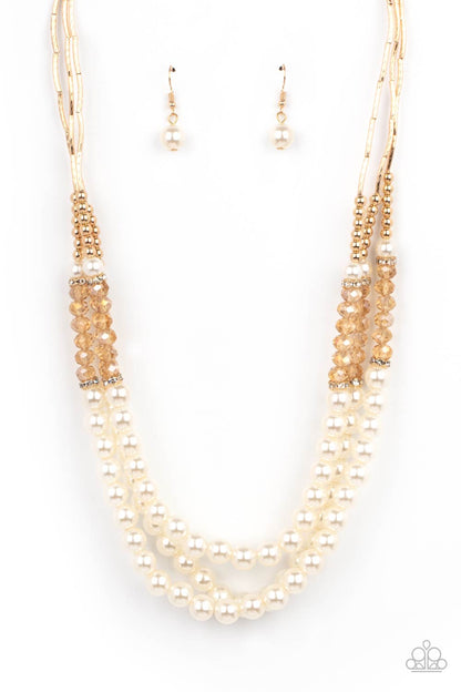 Paparazzi Necklace - Powerhouse Perfection - Gold