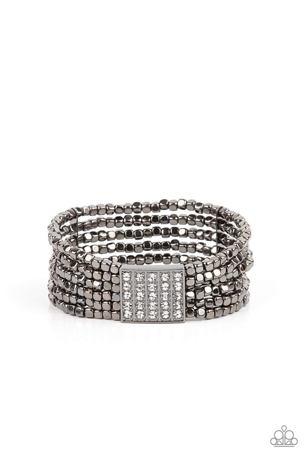 Paparazzi Bracelet - Star-Studded Showcase - Gunmetal