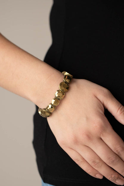 Paparazzi Bracelet - Extra Exposure - Brass