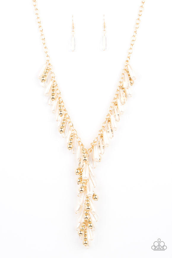 Paparazzi Necklace - Dripping With DIVA-ttitude - Gold