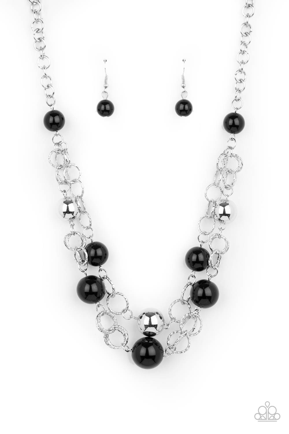 Paparazzi Necklace - New Age Knockout - Black