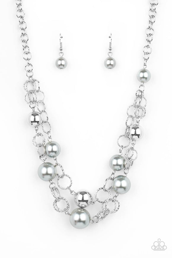 Paparazzi Necklace - New Age Knockout - Silver