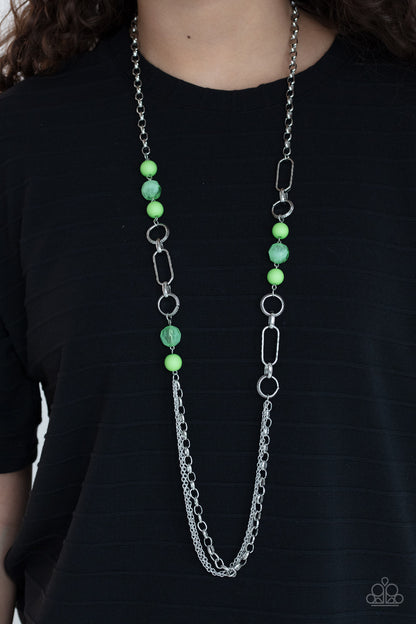 Paparazzi Necklace - POP-ular Opinion - Green