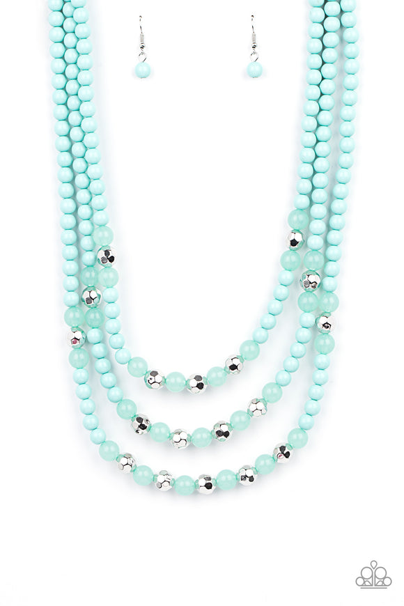 Paparazzi Necklace - STAYCATION All I Ever Wanted - Blue