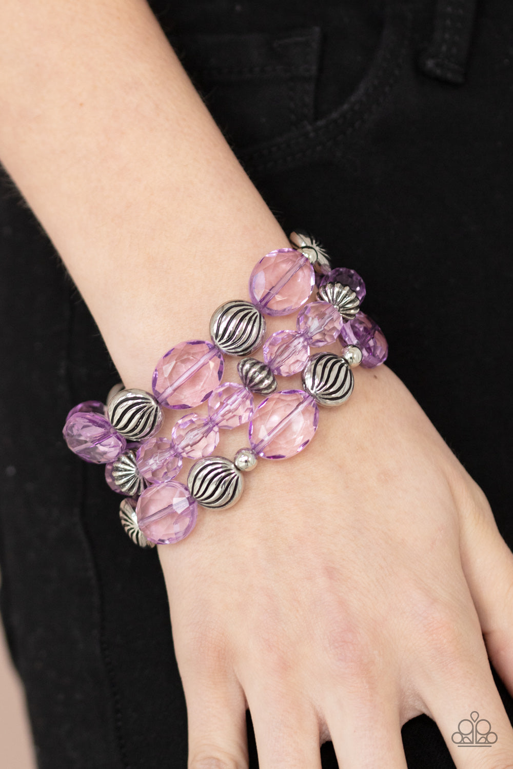 Paparazzi Bracelet - Crystal Charisma - Purple