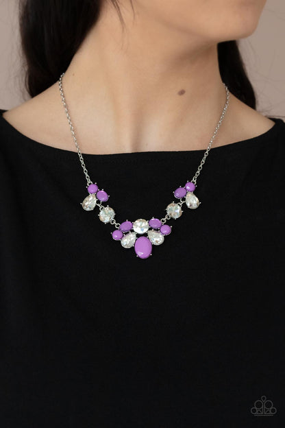 Paparazzi Necklace - Ethereal Romance - Purple