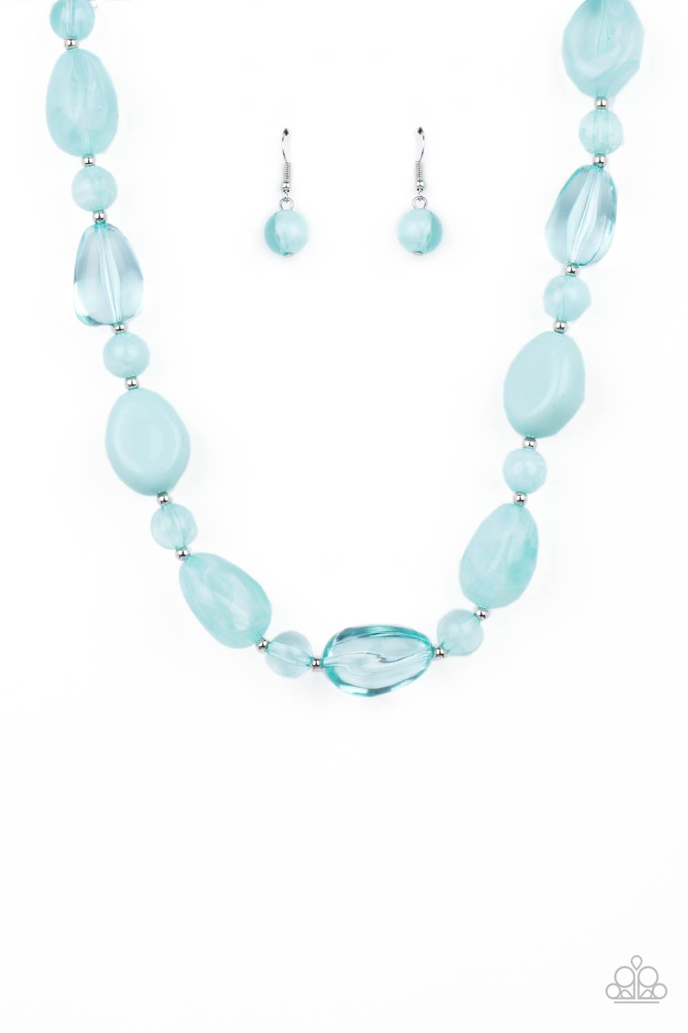 Paparazzi Necklace - Staycation Stunner - Blue