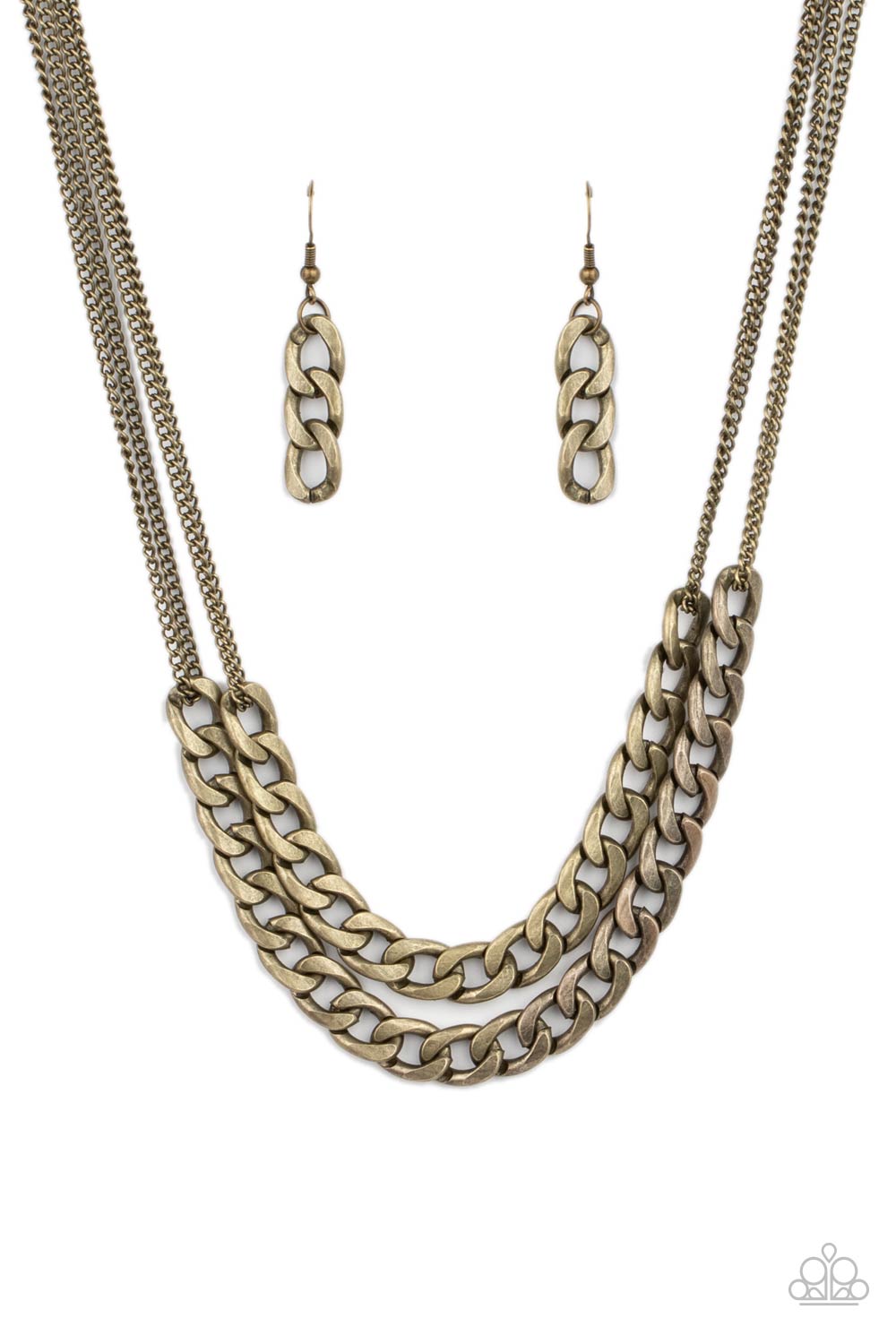 Paparazzi Necklace - Urban Culture - Brass