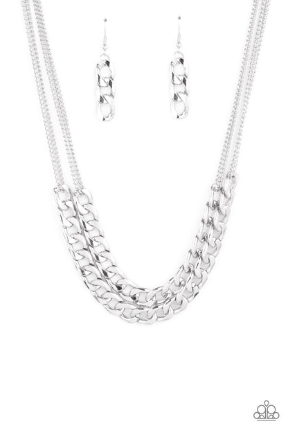 Paparazzi Necklace - Urban Culture - Silver