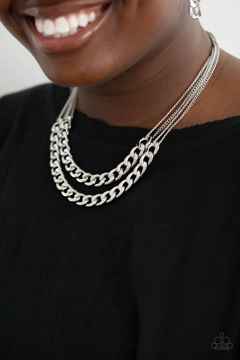 Paparazzi Necklace - Urban Culture - Silver