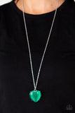 Paparazzi Necklace - Warmhearted Glow - Green