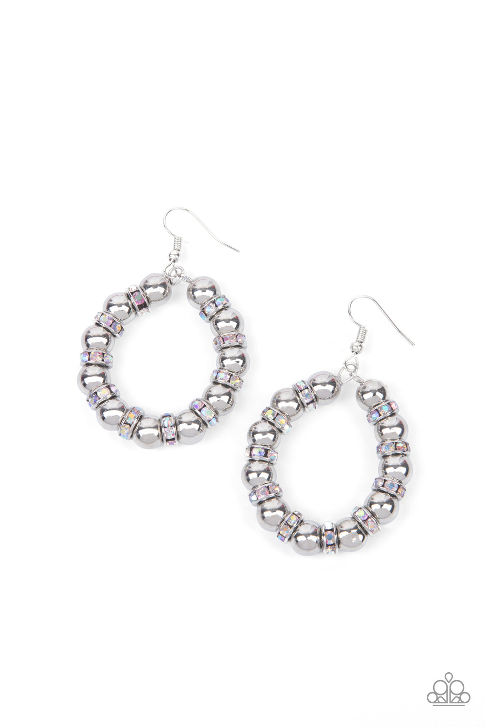 Paparazzi Earrings - Cosmic Halo - Multi