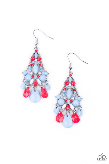 Paparazzi Earrings - STAYCATION Home - Multi