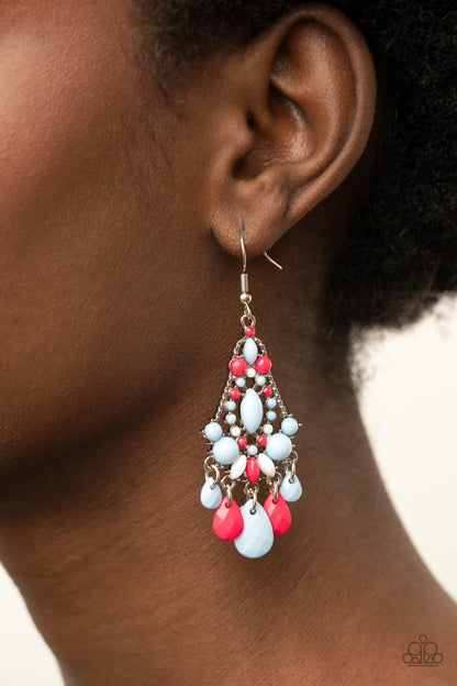 Paparazzi Earrings - STAYCATION Home - Multi