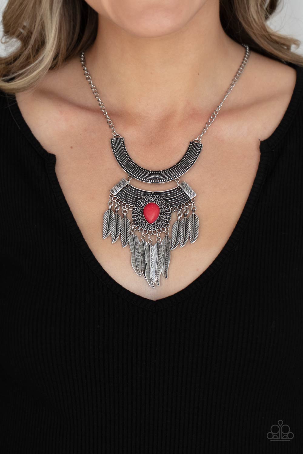 Paparazzi Necklace - Desert Devotion - Red