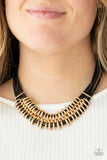 Paparazzi Necklace - Lock, Stock, and SPARKLE - Gold