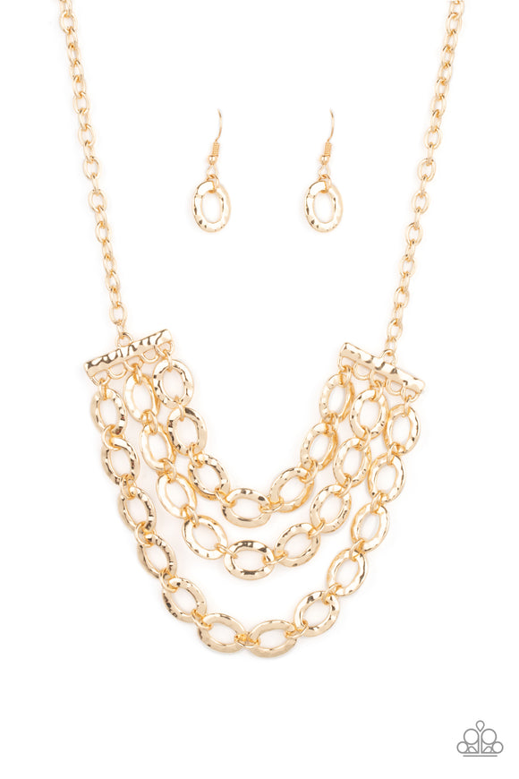 Paparazzi Necklace - Repeat After Me - Gold