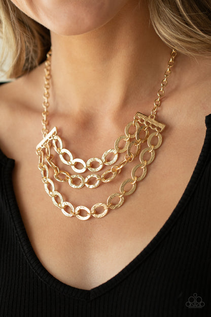 Paparazzi Necklace - Repeat After Me - Gold