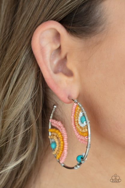 Paparazzi Earrings - Rainbow Horizons - Multi