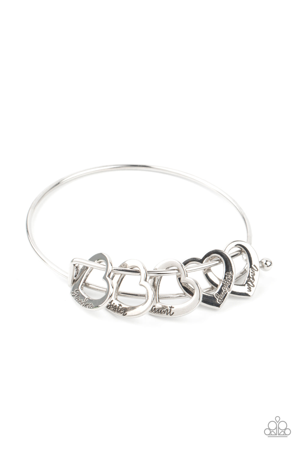 Paparazzi Bracelet - A Charmed Society - Silver