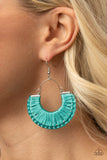 Paparazzi Earrings -Threadbare Beauty - Blue