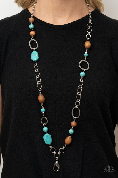 Paparazzi Necklace - Prairie Reserve - Blue