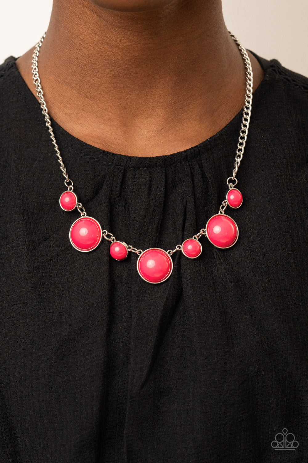 Paparazzi Necklace - Prismatically POP-tastic - Pink