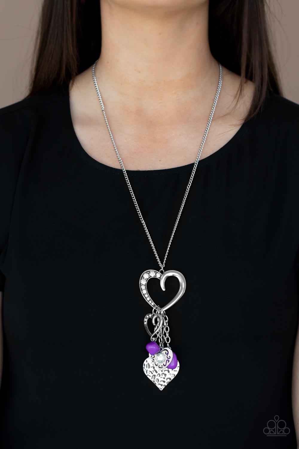 Paparazzi Necklace - Flirty Fashionista - Purple