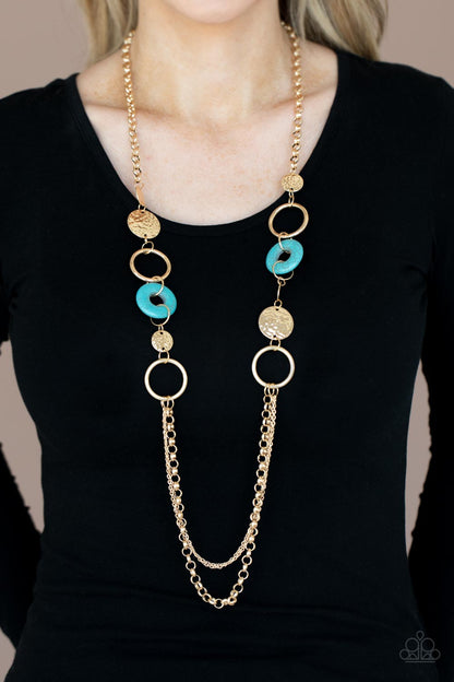 Paparazzi Necklace - Grounded Glamour - Gold