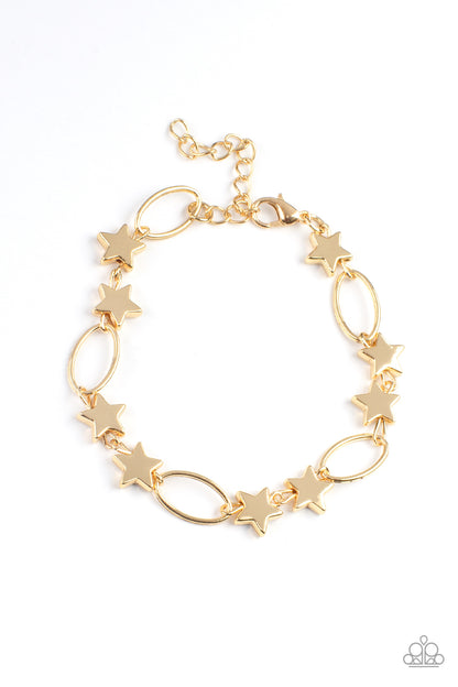 Paparazzi Bracelet - Stars and Sparks - Gold