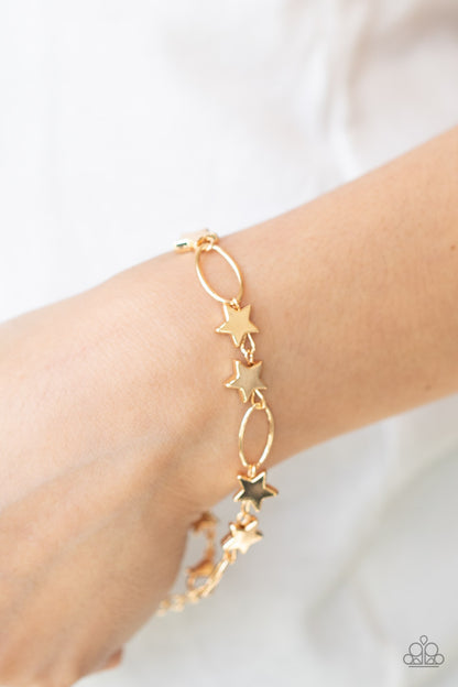 Paparazzi Bracelet - Stars and Sparks - Gold