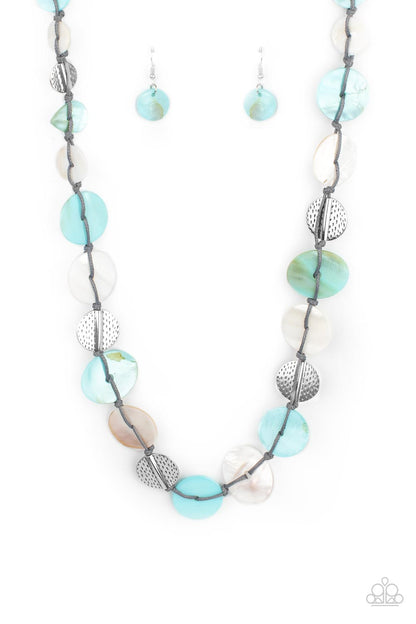 Paparazzi Necklace - Seashore Spa - Blue