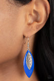 Paparazzi Earrings - Venetian Vanity - Blue