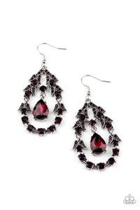 Paparazzi Earrings - Garden Decorum - Purple