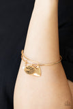 Paparazzi Bracelet - Come What May and Love It - Gold