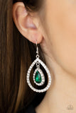 Paparazzi Earrings - Blushing Bride - Green
