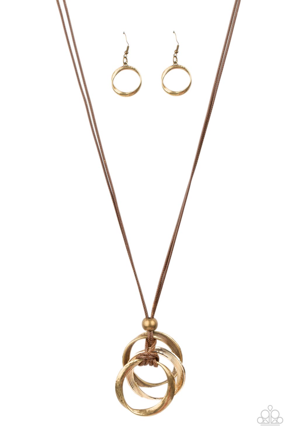 Paparazzi Necklace - Harmonious Hardware - Brass