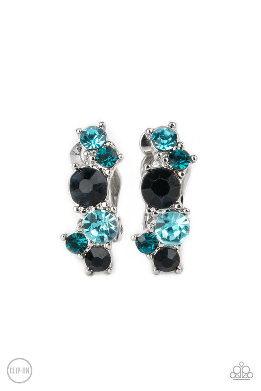 Paparazzi Earrings - Cosmic Celebration - Blue