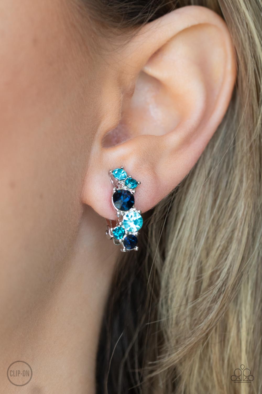 Paparazzi Earrings - Cosmic Celebration - Blue