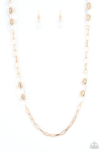 Paparazzi Necklace - Have I Made Myself Clear? - Gold