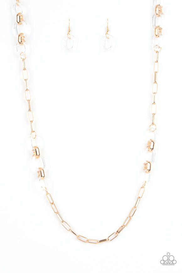 Paparazzi Necklace - Have I Made Myself Clear? - Gold