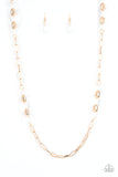 Paparazzi Necklace - Have I Made Myself Clear? - Gold