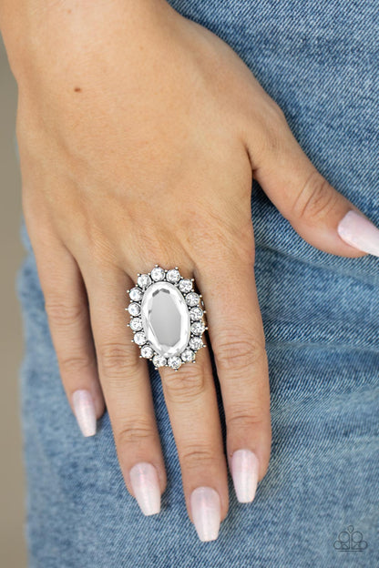 Paparazzi Ring - Bling Of All Bling - White