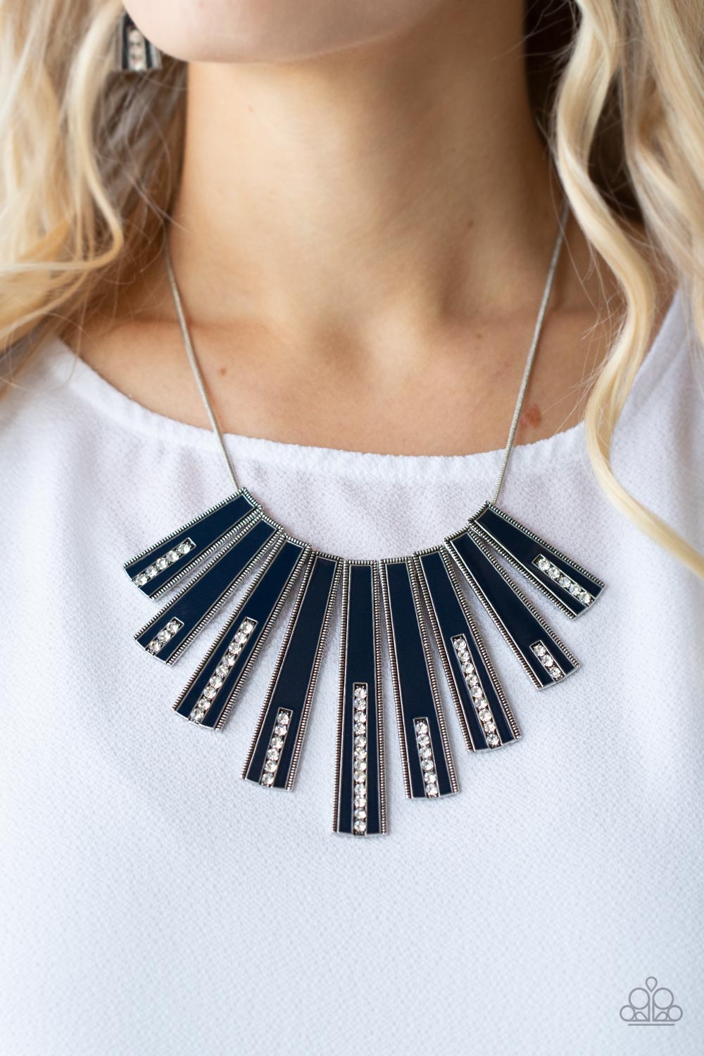 Paparazzi Necklace - FAN-tastically Deco - Blue